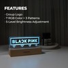 MEMELIGHT Black.Pink Merchandise, Kpop Lamp for Blink, 7RGB Color, Dimmer,