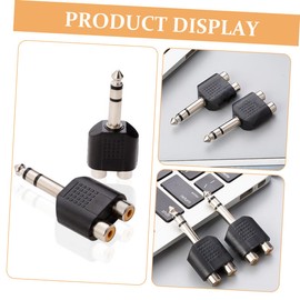 Parliky Audio Signal Converter Adapter to 1/4 Inch Speaker y Adapter Sturdy and Sturdy Audio Splitter for Devices