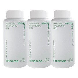 Innisfree Green Tea Hyaluronic Acid Skin 170ml 3 Pieces / Circle / 이니스프리 그린티 히알루론산 스킨 170ml 3개  써클