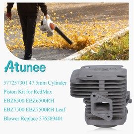 Atunee 577257301 47.5mm Cylinder Piston Kit for RedMax EBZ6500 EBZ6500RH EBZ7500 EBZ7500RH Leaf Blower Replace 576589401