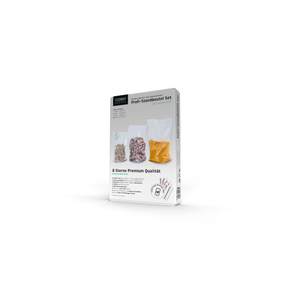 CASO Professional Stand Up Bags Set / Vacuum Bags with