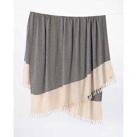 Teema The Hamptons Blanket in Black