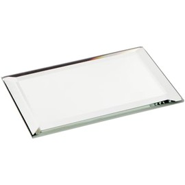 Plymor 2" x 3" Rectangle, 3mm Thick Beveled Glass Mirror, Pack of 2