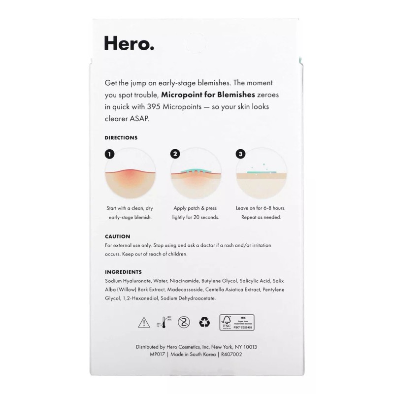 Mighty Patch Micropoint For Blemishes Momento De Aplicación Día/noche Tipo