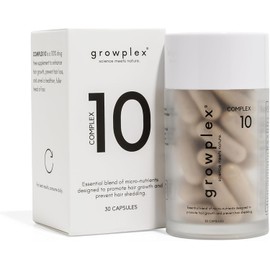 Hair Support Supplement with Biotin, Collagen & 10 Essential Nutrients for Healthy Looking Hair, 30 Capsules for Men & Women