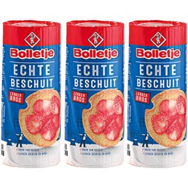 Generic Bolletje Original Dutch Rusk Crispbakes Light Crisp Toast 3.5oz (Pack of 3)