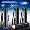 Tujoe 36 Pcs Mini Flashlights Bulk Bright Aluminum LED Handheld