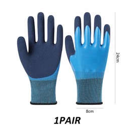 KRYMSON 1 Pair of Latex Gloves, Work Gloves, Waterproof Gloves, Warm Winter Gloves, Suitable for Outdoor Riding, Agricultural Work, Maintenance Work on the Construction Site, etc