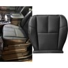 SecosAutoparts Driver & Passenger Side Bottom Microfiber Leather Seat Cover