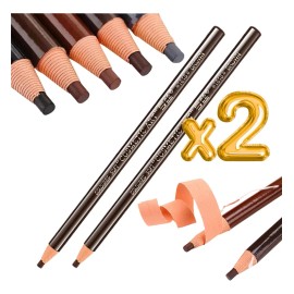 2 Lápiz Para Diseño Y Delineado De Cejas Microblading 2pz F