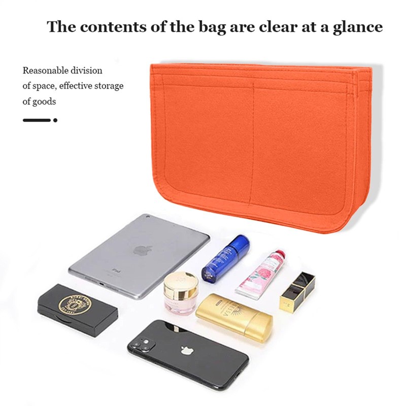 Lckaey Felt Organizer-for Hermes Evelyne III tpm pm gm Bag