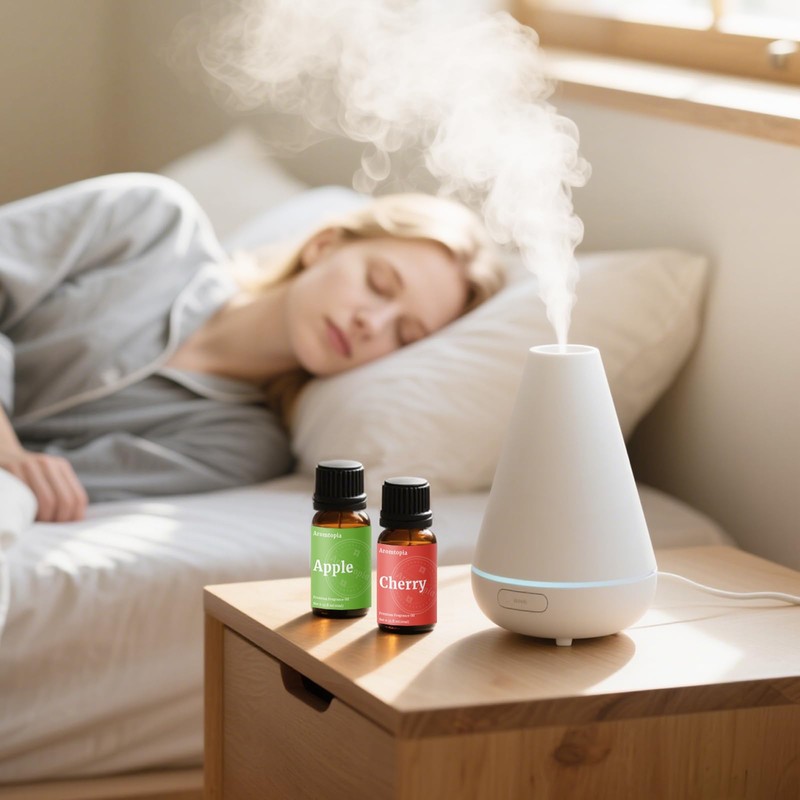 Fruit Fragrance Oils, 6x10ml Summer Essential Diffuser Oils Set, Aromtopia
