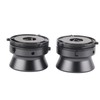 1 Pair NAB Hub Adapters Professional Polished Aluminum Alloy 10