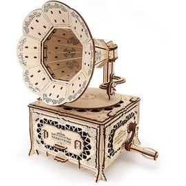 Eco Wood Art Wooden 3D Puzzle and Model, Gramophone (GTIN-13)