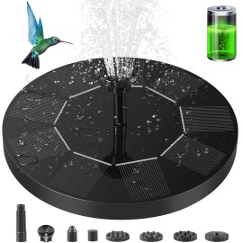 Kaniapu Solar-Powered Bird Bath Pump: Vertical Floating for Pools, Gardens, Outdoor