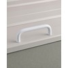funifiti 5 Pack Bright White Cabinet Pulls 3.8 Inch (96mm)