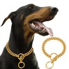 18K Gold Chain Dog Collar,Dog P Chains,10mm Wide Solid Cuban