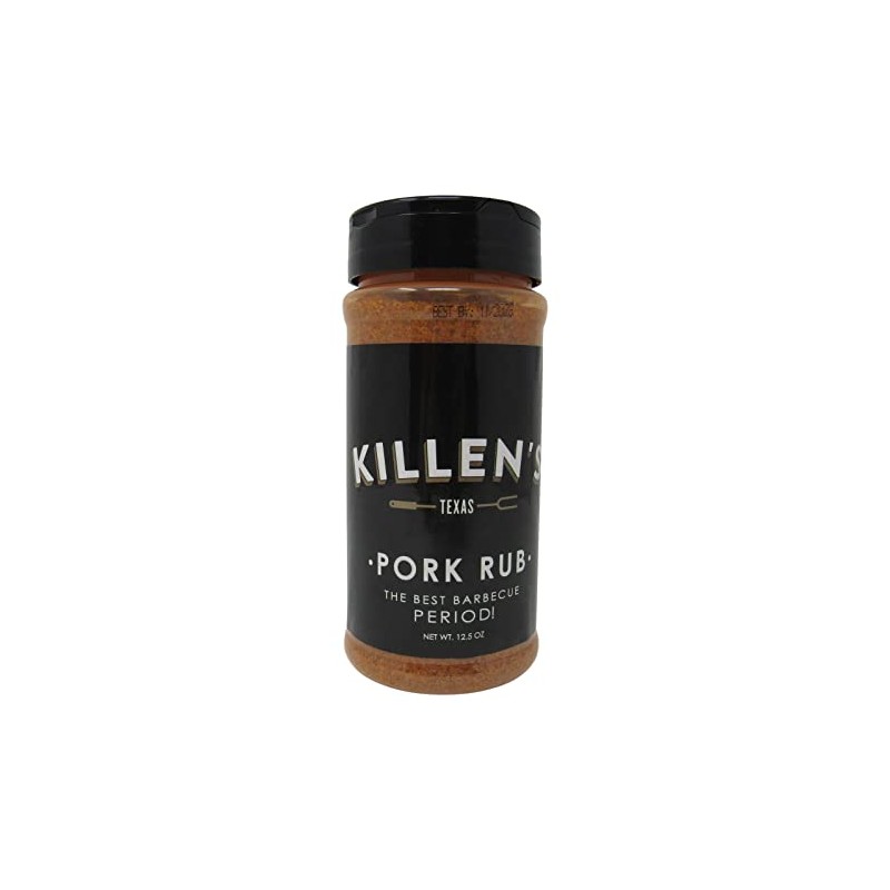 Killen's Killens Gourmet Pork BBQ Rub, One 12.5 Ounce Shaker