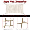KAERYHET Safety Rope Net Kids Pet Stairs Balcony Railings Protection