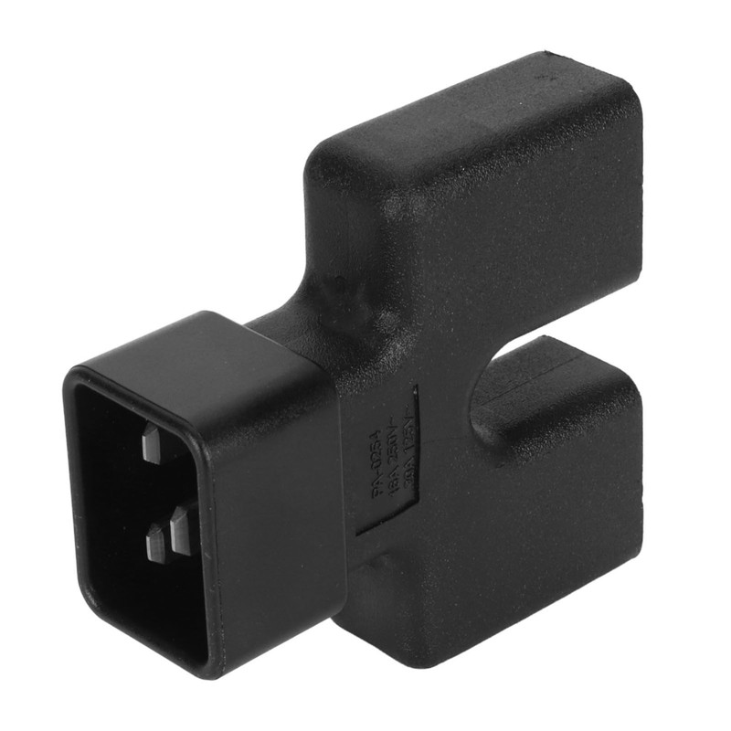 IEC320 C20 to Dual IEC320 C19 Power Adapter IEC320 C20