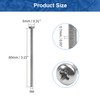 MroMax 10Pcs M4 x 80mm Pan Head Phillips Machine Screws,