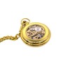TruClothing Mechanical Skeleton Open Face Pocket Watch with Chain -