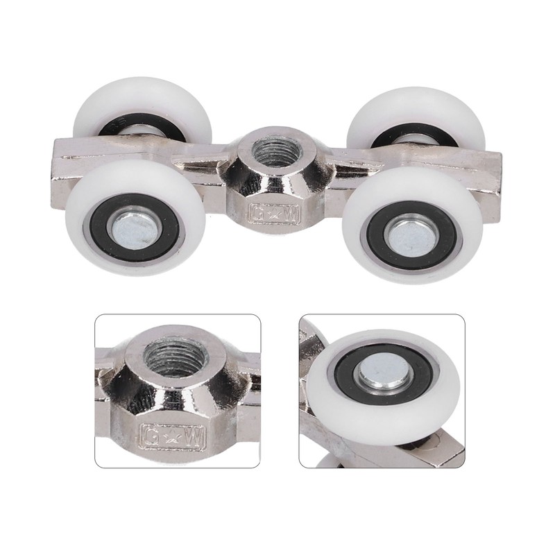 Shower Door Sliding Wheel Suspension Outer Pulley Roller Replacement Accessories