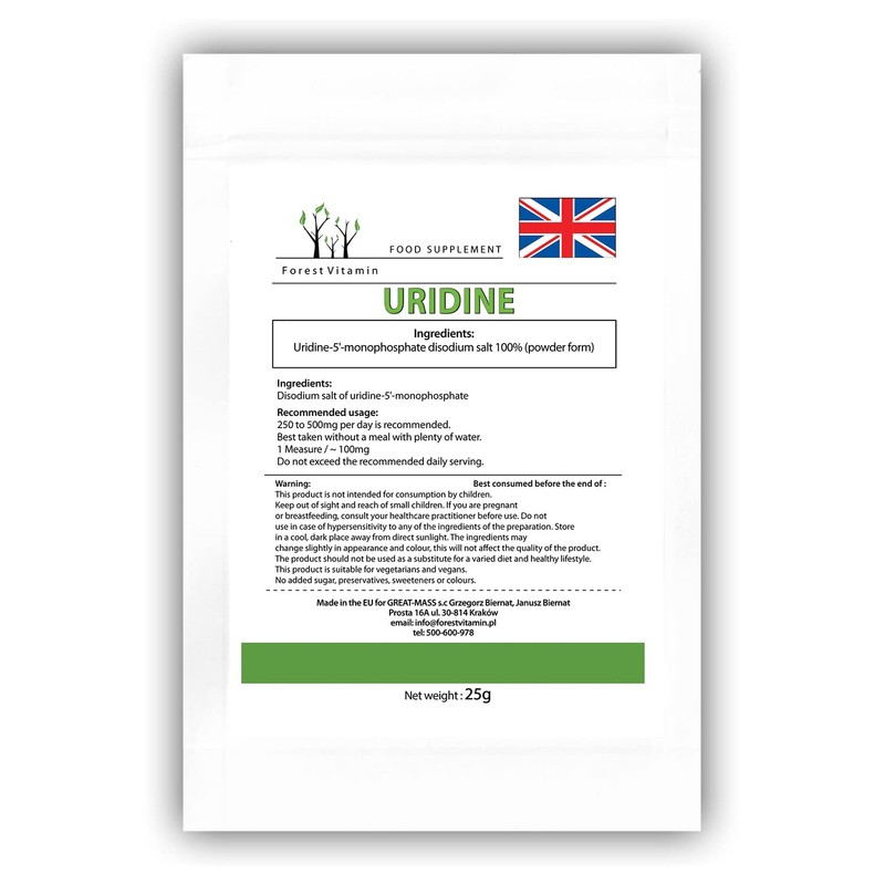 URIDIN Forest Vitamin Uridine Powder Storage and Concentration (25)