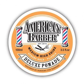American Barber Medium-High Shine Deluxe Pomade 100 ml, 100 ml