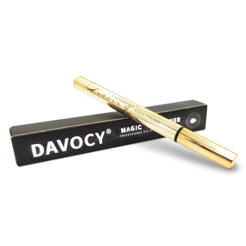 Davocy Magnetic Eyeliner for False Eyelash, No Glue Need, Suitable