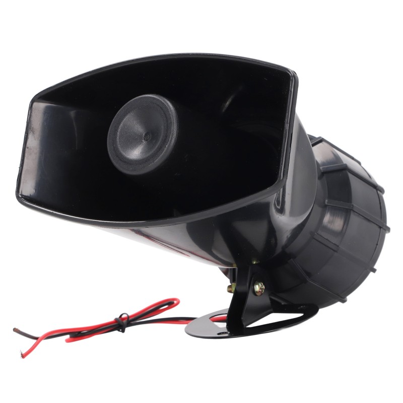 130DB Siren Speaker 60W High Power Alarm Horn Indoor Outdoor