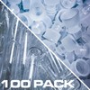 100pcs - RE-GEN 16mm x 100mm Plastic Test Tubes Vials