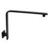 Aquaiaw High Rise Shower Arm and Flange, 10.5 inch, Solid