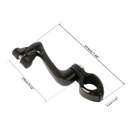 TCMT Highway Pegs Fit For Harley Softail Sportster Electra Road Glide Road King Street Glide with 1.25" Engine Guard 1 1/4 Highway Bar