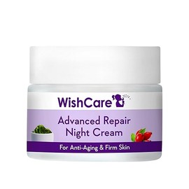 WishCare Collagen Boosting - Advance Repair Night Cream - With Retinol, Niacinamide, GrapeSeed, Sea Algae, Jojoba & Rosehip - For Anti-Aging, Skin Firming & Plumping Skin - 50 gm (WARNC50)