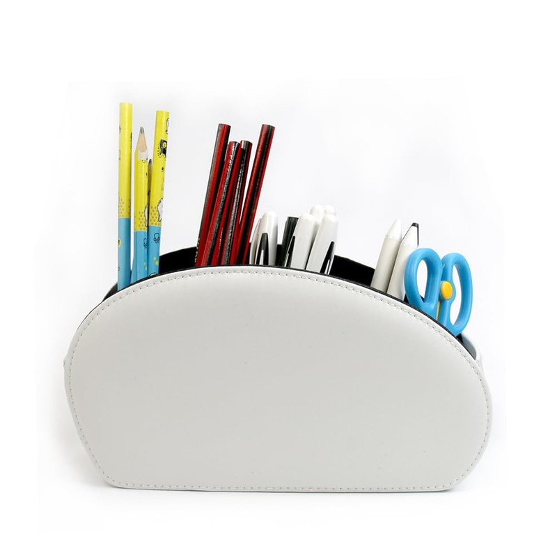 Fosinz Remote Control Holder Organizer Desk Leather Cases Control Storage