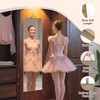 Hanging Portable Foldable Dance Mirror,Acrylic Shatterproof Folding Mirror for Camping,Lightweight