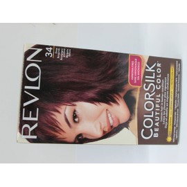 Revlon Colorsilk Haircolor 34, Deep Burgundy - 1 Ea, Pack of 4