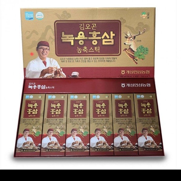 (In stock) Kim O-Gon Deer Antler Red Ginseng Concentrate Stick