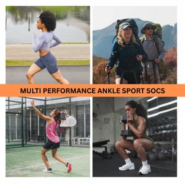 GM Apparel 3 Pairs Women Fitness & Wellness Performance Socks Anti-Slip, Full Toe, Ankle Support, Dance, Pilates, Yoga, Martial Arts, Barre, Gym, Indoor Workout Grip Socks UK 4-8 / EU 37-42 (Black)