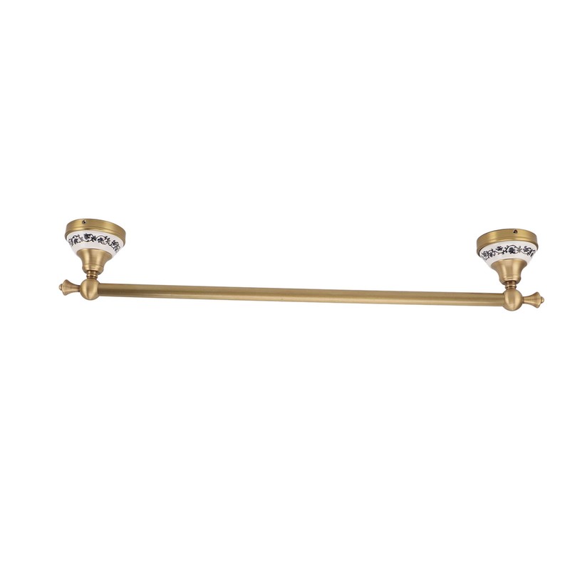 Towel Bar European Style Single Rod Hanging Bath Towel Holder