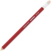 WSP-2801 Slip-on Wood Axis Mechanical Pencil, Large, Red, Pencil-like Eraser,