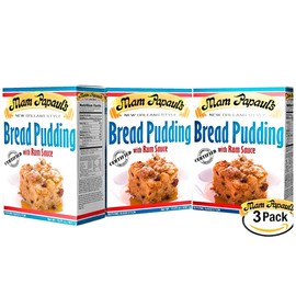 Mam Papaul's Bread Pudding w/ Rum Sauce Mix 3pk