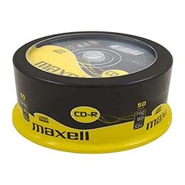 Maxell CD-R 52x Blank Discs 700MB Extra Protection (50 Disk Pack - Spindle)