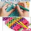 9Pcs Crochet Hooks Set, Ergonomic Handle Crochet Hook Needles for