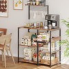 Zenira 7 Tiers Kitchen Bakers Rack with Storage Shelves, 36
