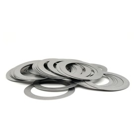 KALESYUJIN-40PCS(M3-M12) S:0.1-10pcs/0.2-10pcs/0.3-10pcs/0.5-10pcs DIN988 Metal Shim Washers Stainless Steel Ultrathin Gasket Thin Flat Washer (5 * 7)