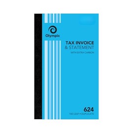Olympic Carbon Invoice Statement Book NO.624 200×125 100 Leaf