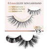 Onlyall Lashes Mink False Eyelashes Natural Wispy Lashes Soft Faux
