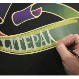 Andrew Mack / Von Dago "Pro-Series" / Kafka PROFESSIONAL *PRO SERIES* #8 Lettering Long Hair Quill Brush by Von Dago